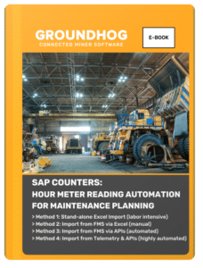 groundhog sap meter reading automation for maintenance planning